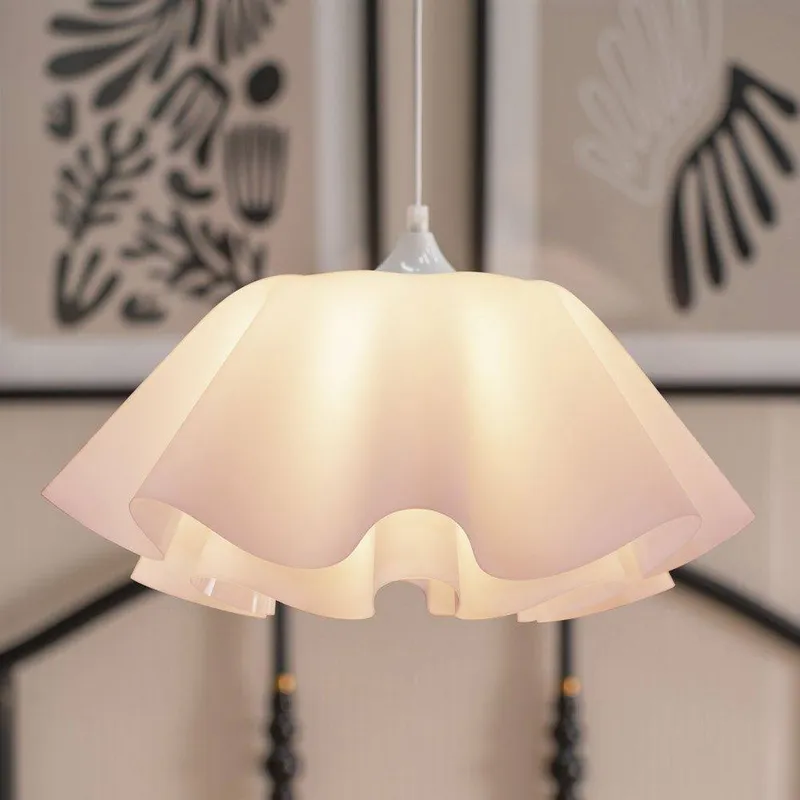 ValueLights Kumo White Acrylic Ceiling Light Fitting Size: 16 inches - White