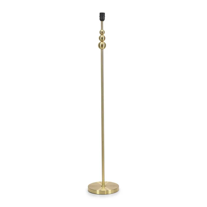 ValueLights Marissa Stacked Ball Freestanding Floor Lamp Base in Gold Gold