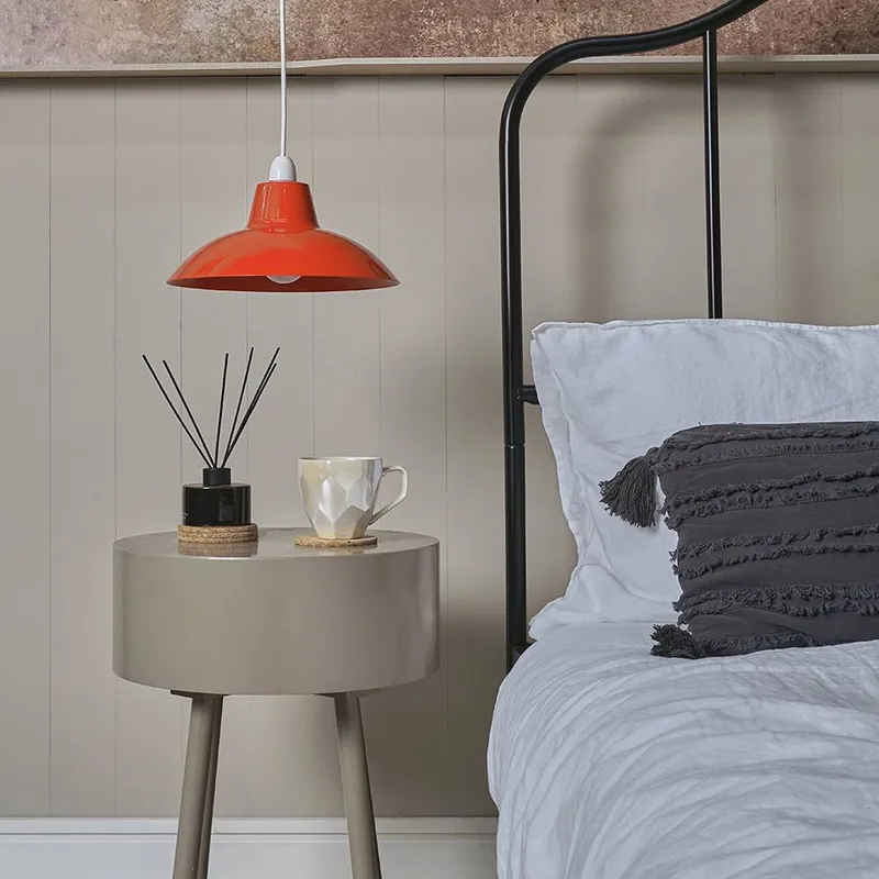 ValueLights Red Ceiling Pendant Shade - Red - Size: One Size