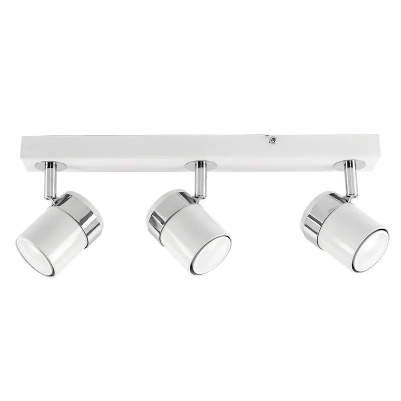 ValueLights Rosie Spotlight 3 Way White Ceiling Bar Spotlight - White