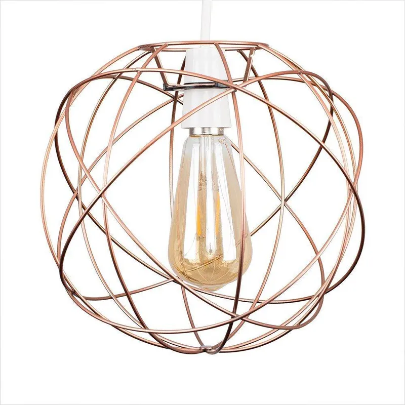 ValueLights Rutherford Copper Ceiling Pendant Shade Copper