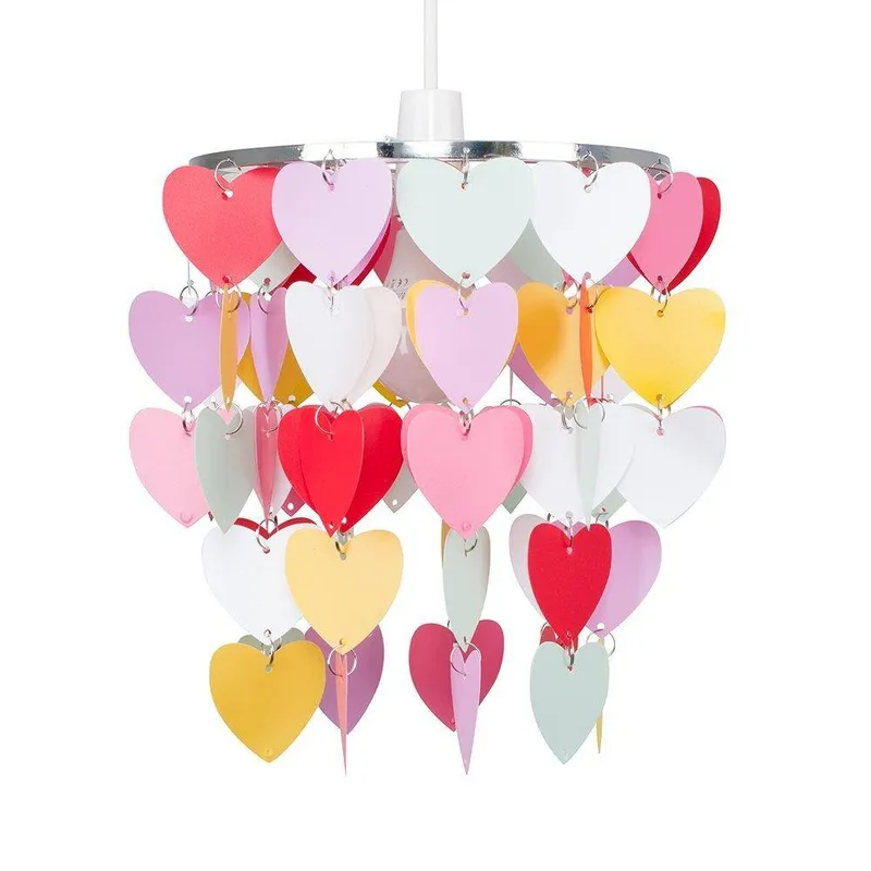 ValueLights Silver Ceiling Pendant Shade Silver