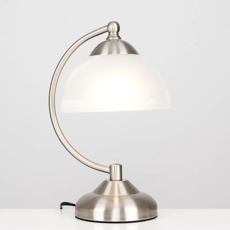 ValueLights Stamford Silver Table Lamp - Silver