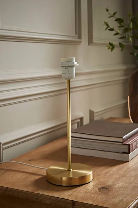 ValueLights Charlie Gold Modern Table Lamp Base Gold