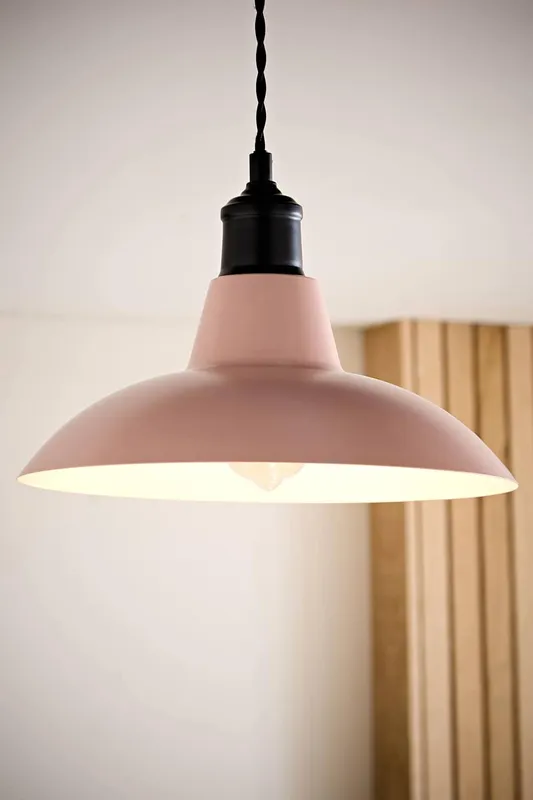ValueLights Unisex Civic Pink Ceiling Pendant Shade Pink female