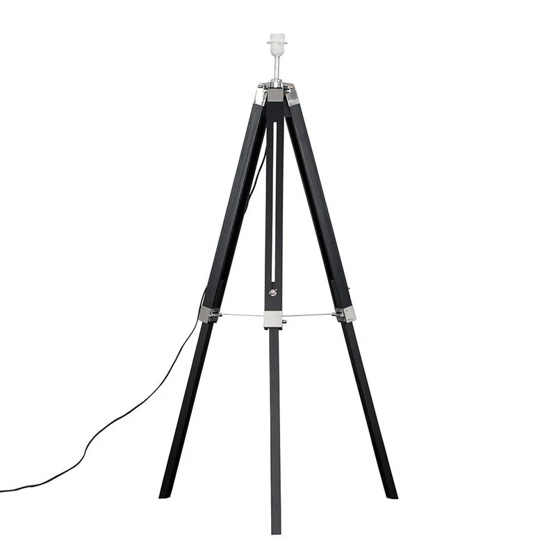 ValueLights Clipper Black Floor Lamp Base - Black - Size: One Size