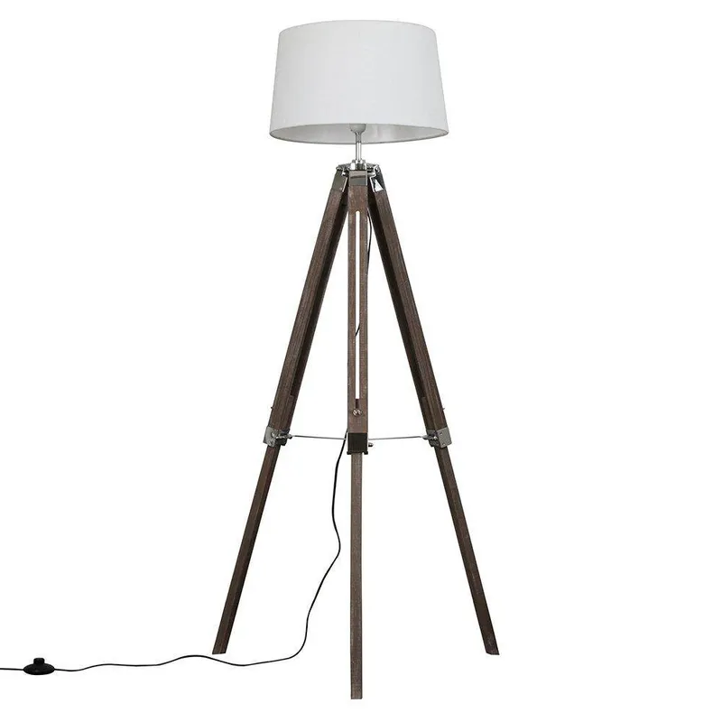 ValueLights Clipper White Floor Lamp White