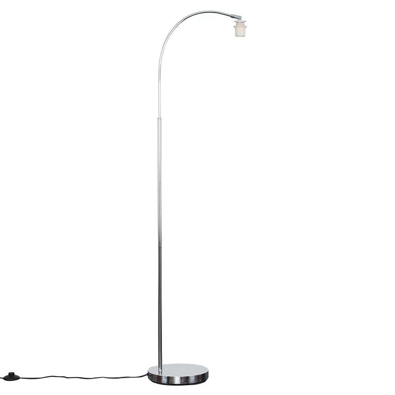 ValueLights Curva Silver Floor Lamp Base Silver