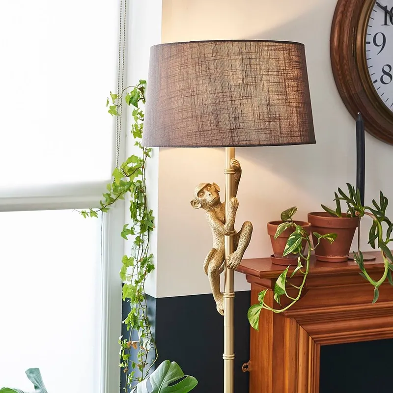 ValueLights Unisex Grey Floor Lamp Grey female