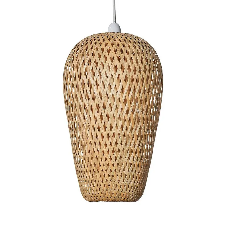 ValueLights Malay Natural Natural Ceiling Light Pendant Natural
