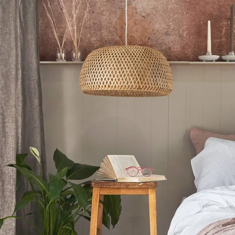 ValueLights Perugia Natural Ceiling Light Pendant Natural