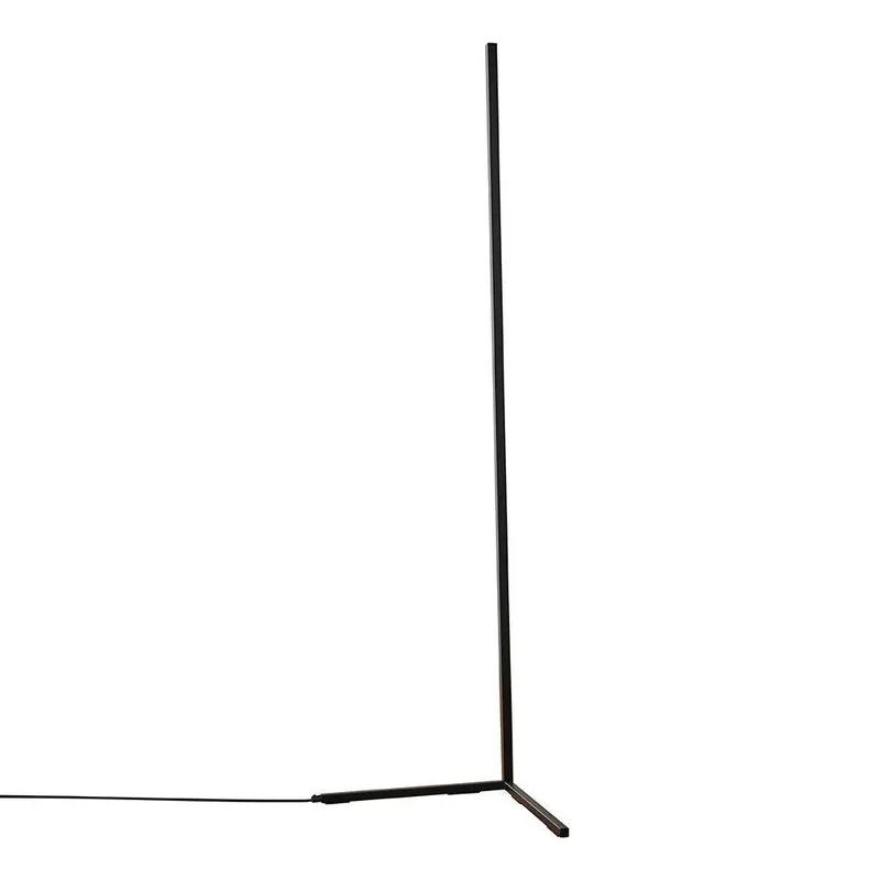 ValueLights Triton Black Floor Lamp - Black