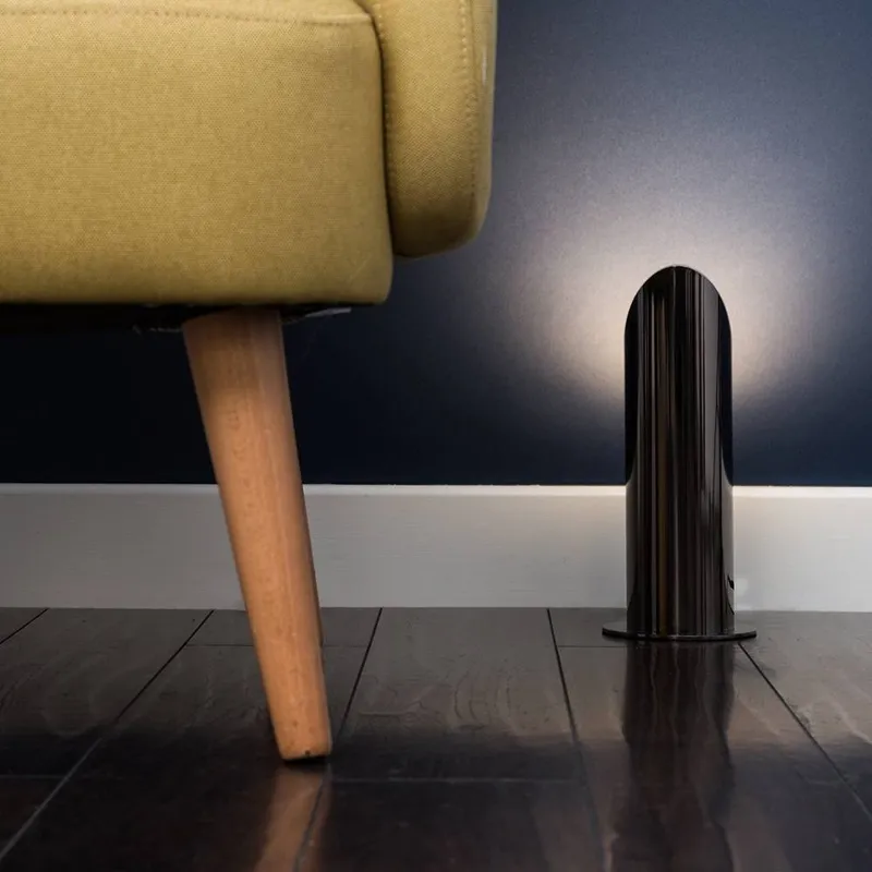 ValueLights Uplighter Black Floor Lamp Black
