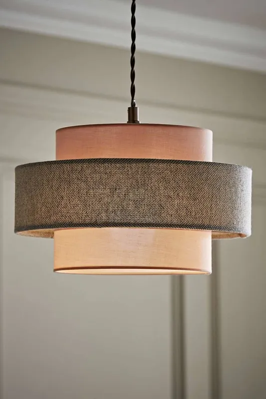 ValueLights Unisex Weaver Pink Ceiling Pendant Shade Pink female