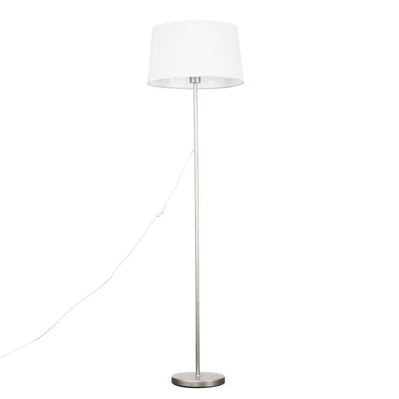 ValueLights White Floor Lamp - White - Size: One Size
