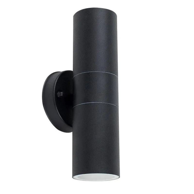 ValueLights Up/Down Black Outdoor Wall-Up Down Light Black