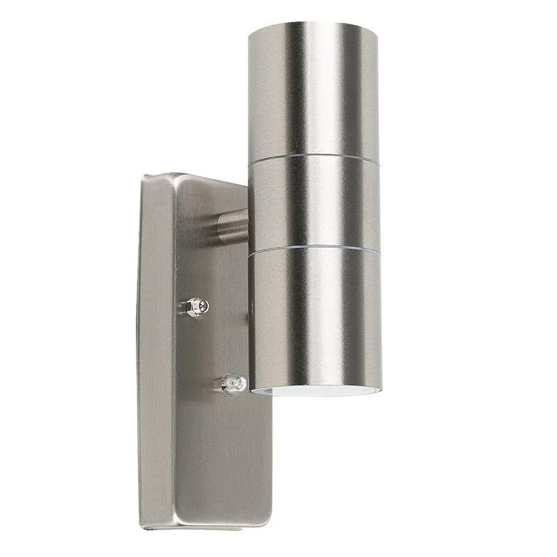 ValueLights Up Down Light Silver Outdoor Wall-Up Down Light - Silver