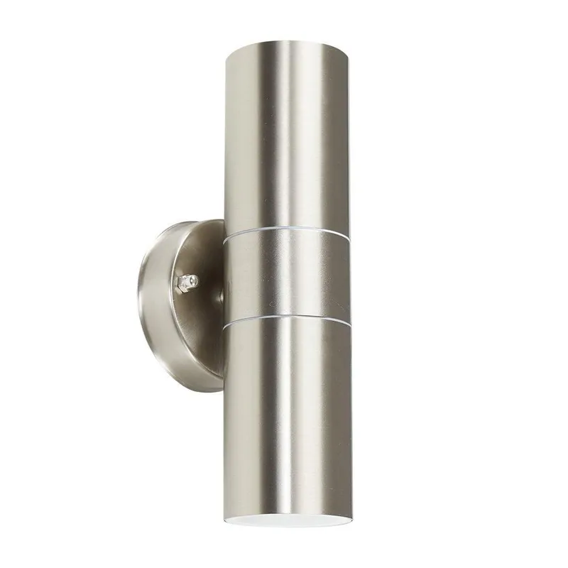 ValueLights Up/Down Silver Outdoor Wall-Up Down Light Silver