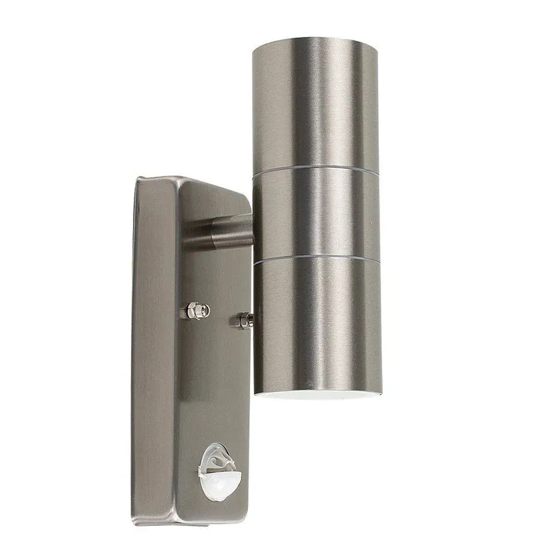 ValueLights Unisex Up Down Silver Outdoor Wall-Up Down Light Silver One Size female