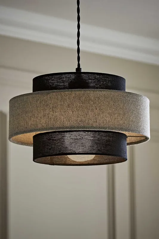 ValueLights Weaver Grey Ceiling Pendant Shade - Grey - Size: One Size