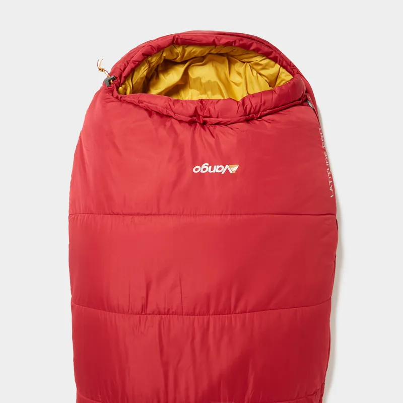 Vango Latitude Pro 400 Sleeping Bag, Red