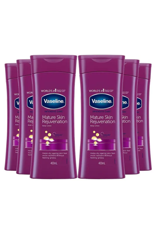 Vaseline 6x Intensive Care 'Body Lotion', Mature Skin, 400ml in White White