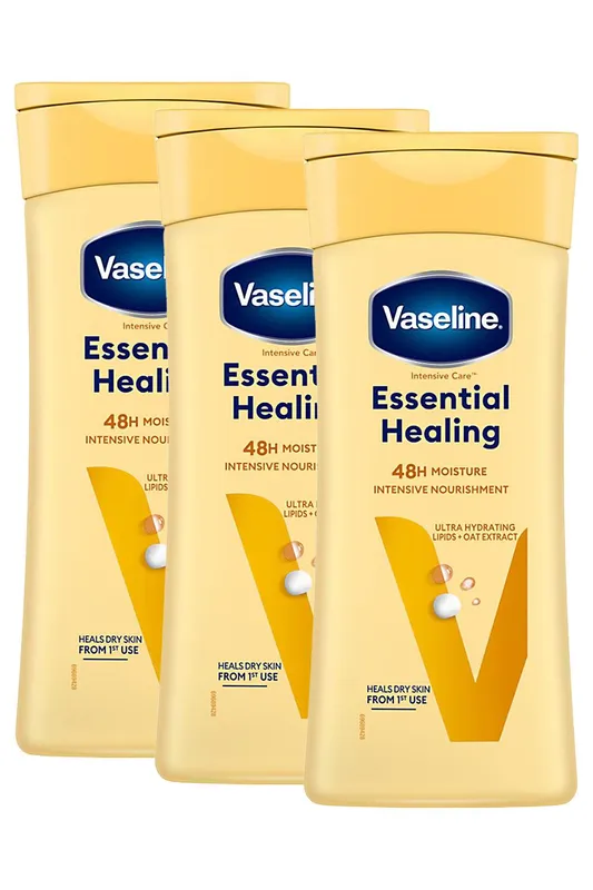 Vaseline Women's 3x Intensive Care 'Body Lotion', Essential Healing, 400ml in White White