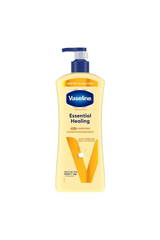 Vaseline Intensive Care 'Body Lotion' Essential Healing for Dry Skin, 600ml in White Size: 6pc - White
