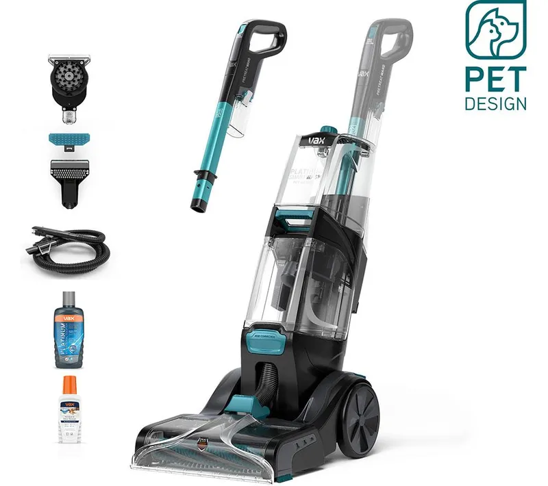 Vax Platinum Smartwash Pet-Design Cdcw-Swxp Carpet Cleaner, Graphite / Teal