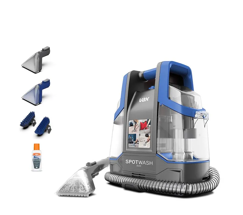 Vax SpotWash Duo Cdcw-Csxa Carpet Cleaner - Blue & Grey, Silver/Grey