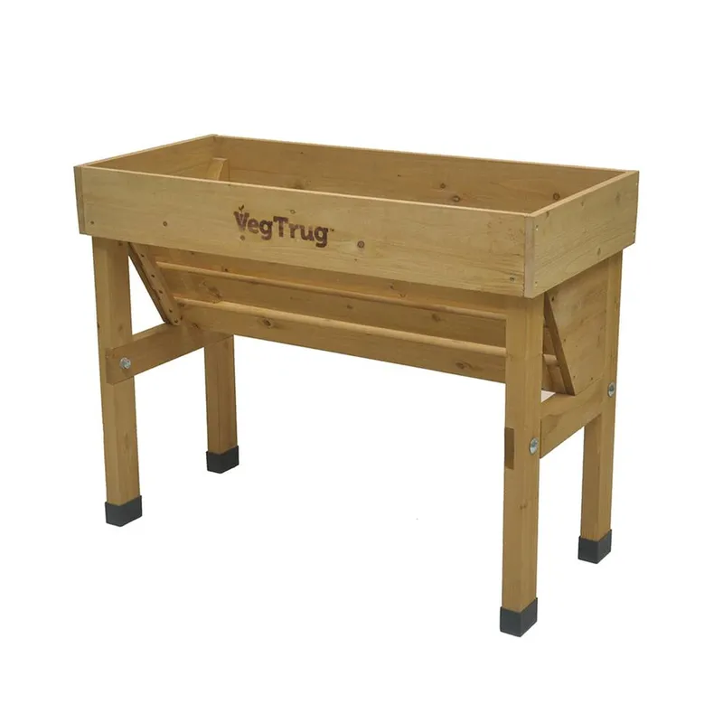 VegTrug Wallhugger Small Natural Planter in Brown Brown