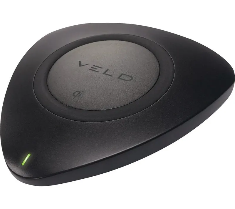 Veld VW10YB Qi Wireless Fast Charging Pad, Black