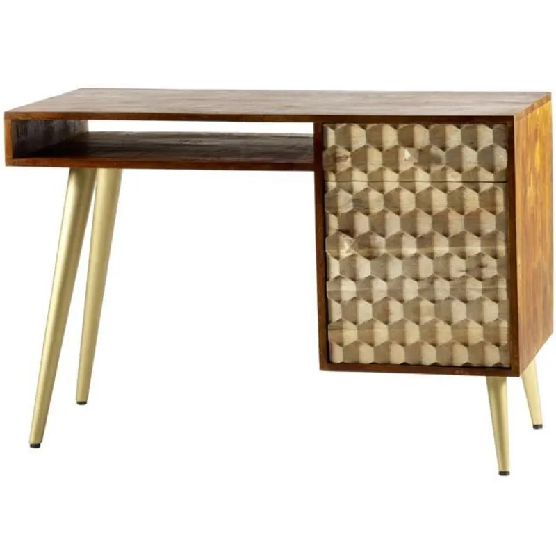 Verty Furniture - cnc Retro Desk - Two-Tone