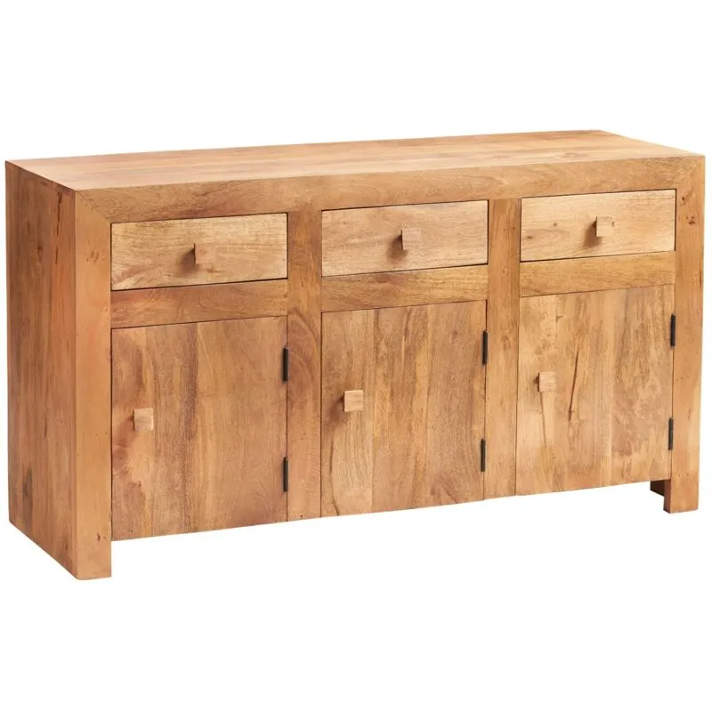 Verty Furniture Dakota Light Mango Large Sideboard - Light Wood