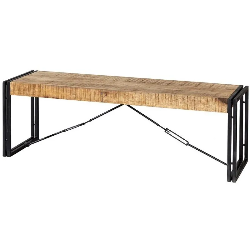 Verty Furniture - Upcycled Industrial Mintis Bench - Light Wood