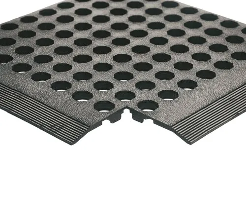 Unbranded Black Rubber Worksafe Mat 312475