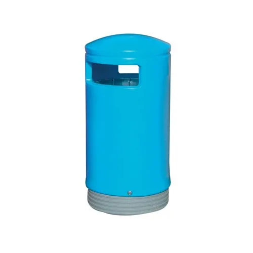 Unbranded Outdoor Hooded Top Bin 75 Litre Blue