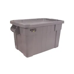 Vfm Grey Brute Tote Box/Lid 75 Litre 382216