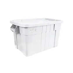 Vfm White Brute Tote Box/Lid 75 Litre