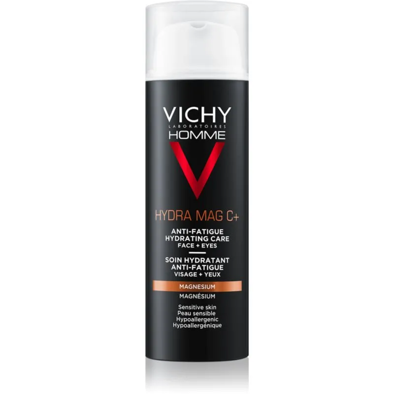 Vichy Homme Hydra-Mag C moisturising anti-fatigue eye and face treatment 50 ml