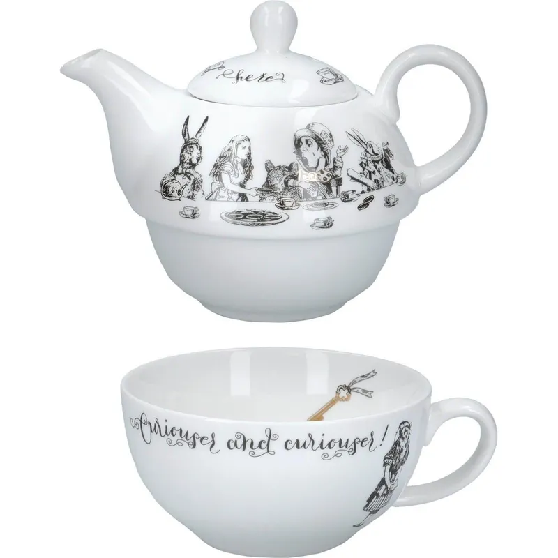 Victoria & Albert Alice in Wonderland Tea For One Teapot
