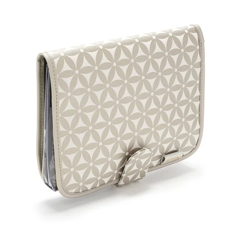 Victoria Green Kate' Hanging Beauty Bag in Starflower Gold - Gold
