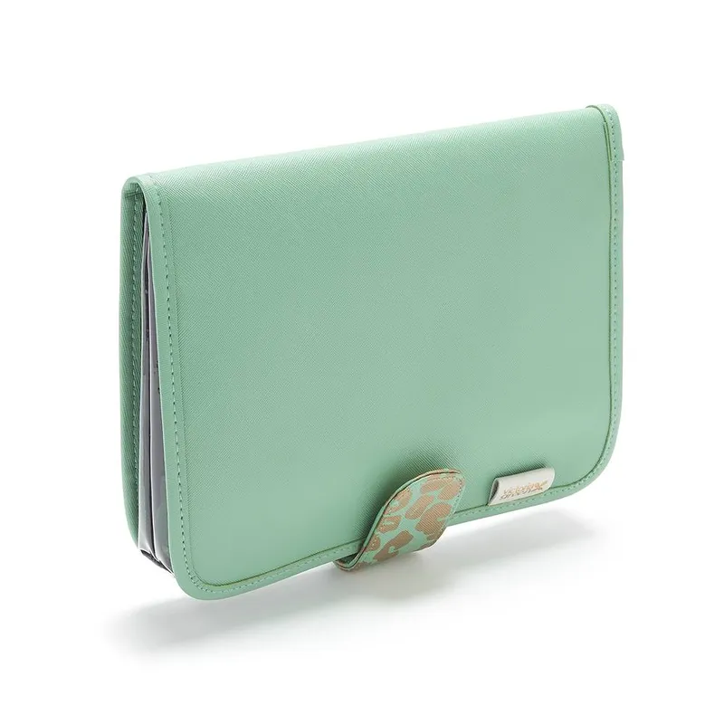Victoria Green Women's Kate Hanging Beauty Bag in Leopard Jade in Green Green