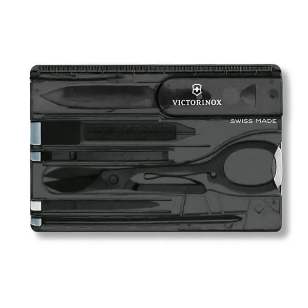 Victorinox Swiss Card Classic Transparent Black