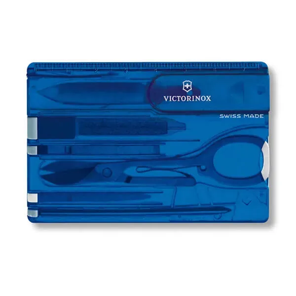Victorinox Swiss Card Classic Transparent Blue