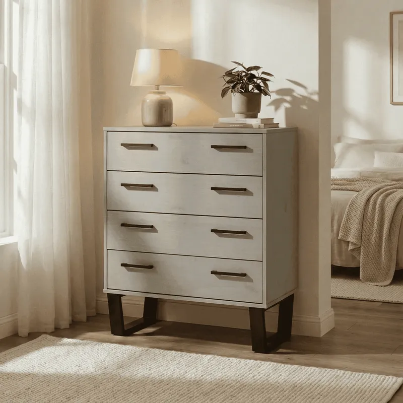 Vigo Chest 4 Drawers Grey