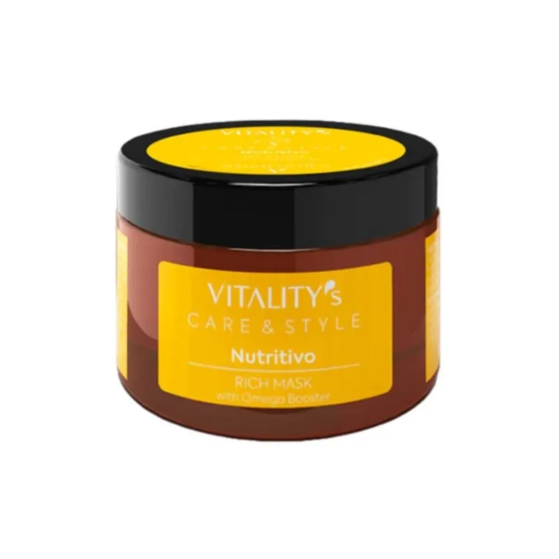 Vitalitys Care & Style Nutrient Rich Hair Mask 200ml in Off White - Off White - Size: One Size