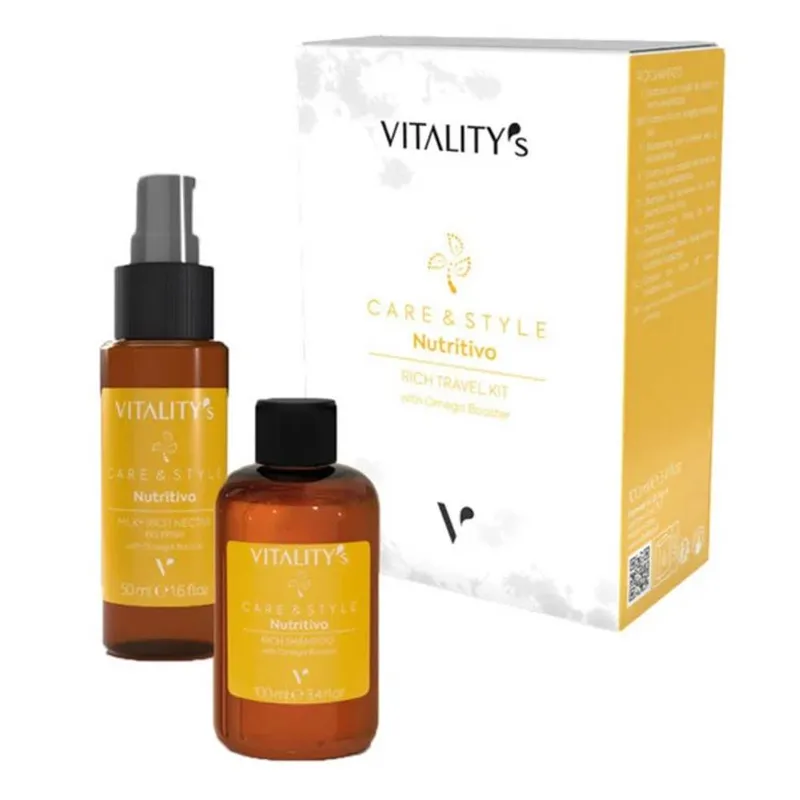 Vitalitys Care & Style Nutrient Rich Mini Hair Kit in Off White - Off White - Size: One Size