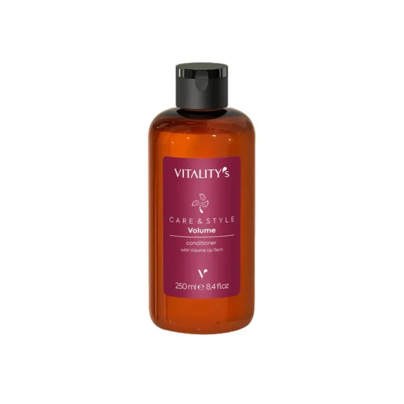 Vitalitys Unisex Care & Style Volume Conditioner 250ml in White Off White 250ml female