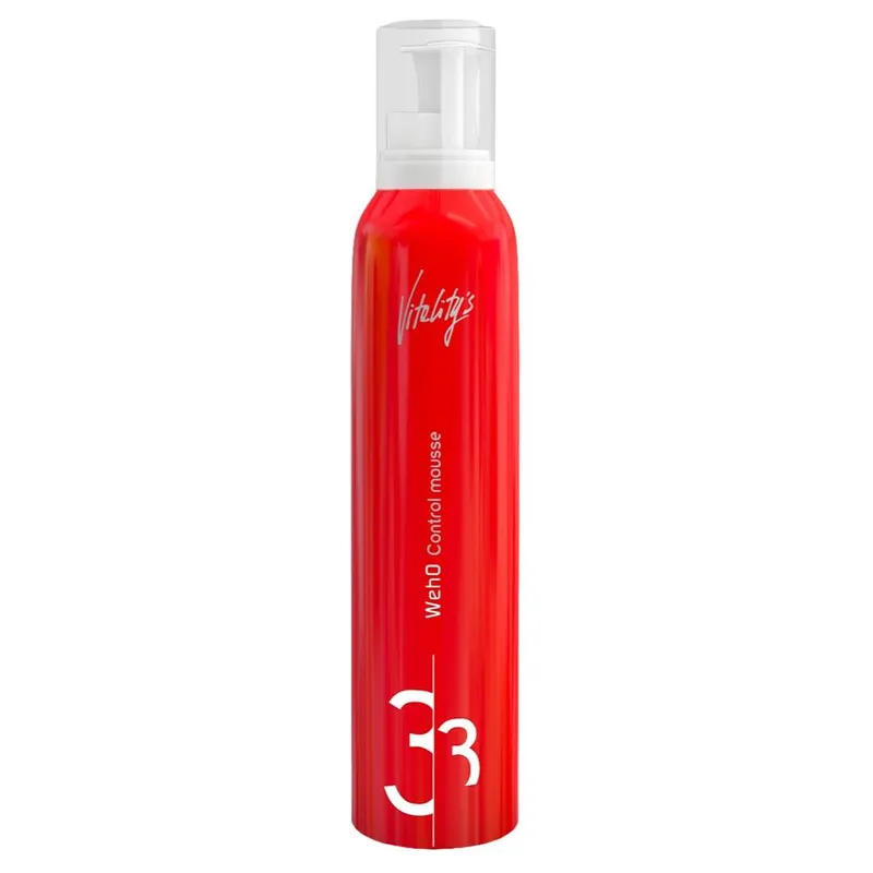 Vitalitys Unisex WehO Natural Hold Control Mousse 250ml in White White female